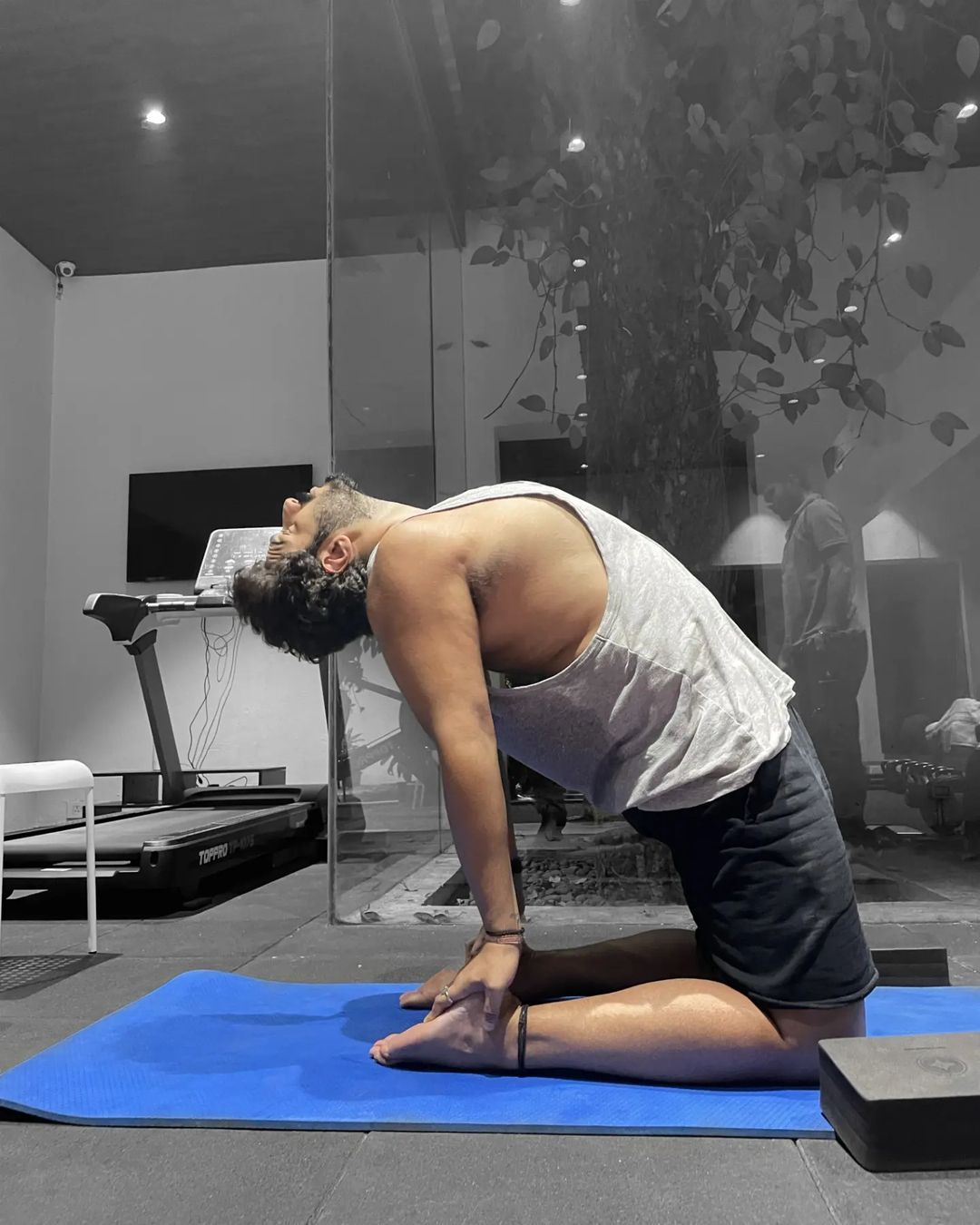 Photos: Arjun Kapoor Discovers Iyengar Yoga With Malaika Arora's Help
